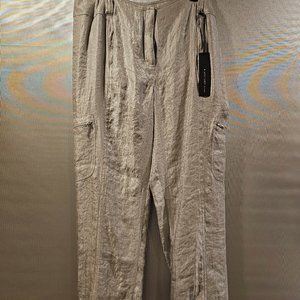 Silver Cargo Pants - Black Label by Chico's